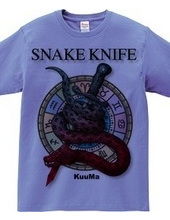 snake and knife