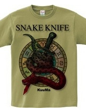 snake and knife