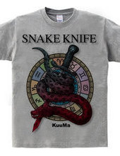 snake and knife