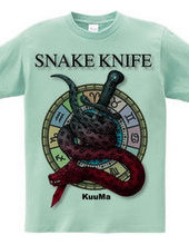 snake and knife