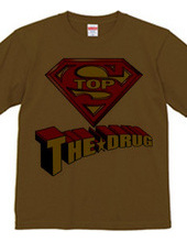 STOP THE DRUG- back RED×YELLOW