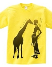 Giraffe meets Girl