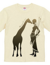 Giraffe meets Girl