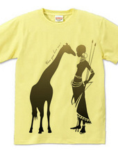 Giraffe meets Girl