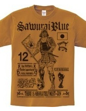 SAMURAI BLUE Tシャツ