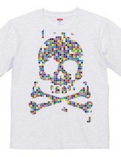 color block -skull-