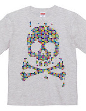 color block -skull-