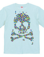 color block -skull-