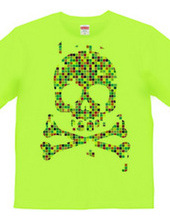 color block -skull-