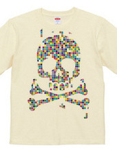 color block -skull-