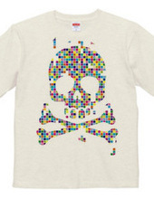 color block -skull-