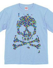 color block -skull-