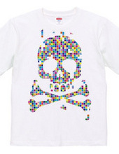 color block -skull-