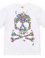 color block -skull-