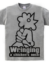 Wringing a chicken's neck