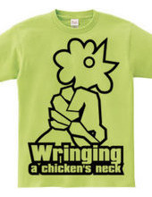 Wringing a chicken's neck