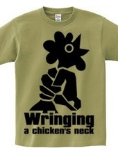 Wringing a chicken's neck