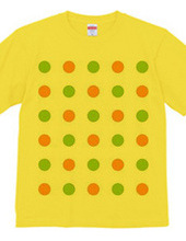 120-dots2(olive/orange)