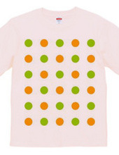 120-dots2(olive/orange)