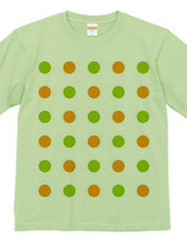 120-dots2(olive/orange)