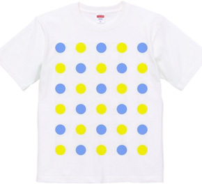 121-dots2（blue/yellow）