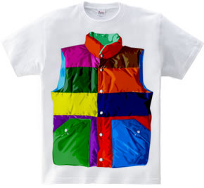 Color downvest