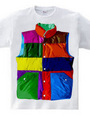 Color downvest