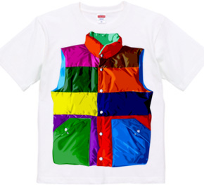 Color downvest