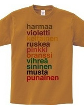 Color Names: finnish