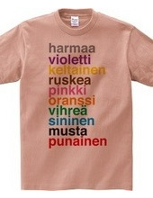 Color Names: finnish