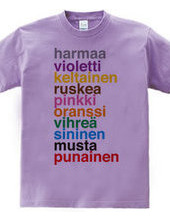 Color Names: finnish