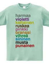 Color Names: finnish