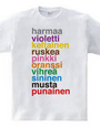 Color Names: finnish