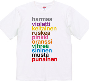 Color Names: finnish