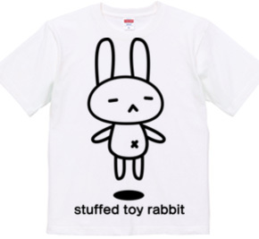 stuffed toy rabbit（浮遊05）