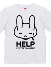 stuffed toy rabbit（HELP02）両面
