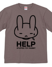 stuffed toy rabbit（HELP02）両面