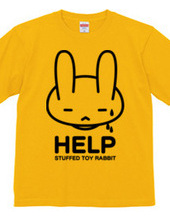 stuffed toy rabbit（HELP02）両面