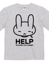 stuffed toy rabbit（HELP02）両面