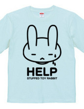 stuffed toy rabbit（HELP02）両面