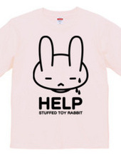 double-sided stuffed toy rabbit  HELP02 