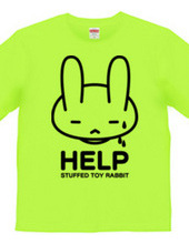 stuffed toy rabbit（HELP02）両面