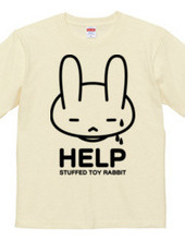 stuffed toy rabbit（HELP02）両面