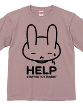 stuffed toy rabbit（HELP02）両面