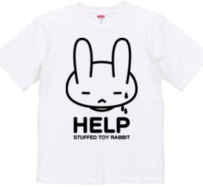 stuffed toy rabbit（HELP02）両面