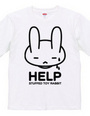 stuffed toy rabbit（HELP02）両面