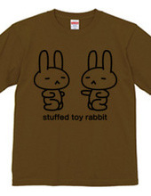 stuffed toy rabbit（パンチの練習）