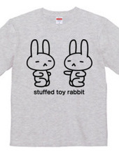 stuffed toy rabbit（パンチの練習）