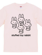 stuffed toy rabbit（正座）