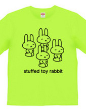 stuffed toy rabbit（正座）